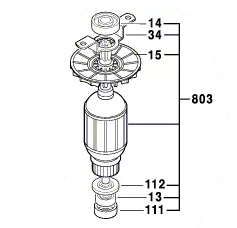 Induit BOSCH réf. 1 614 010 252